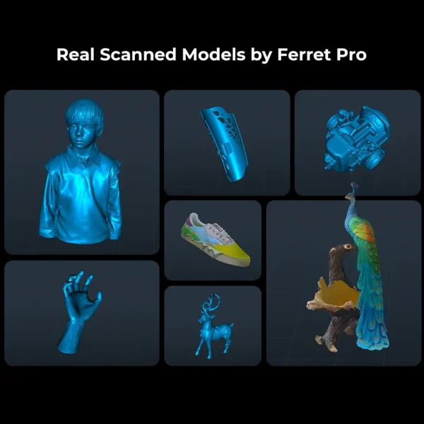 Creality CR-Scan Ferret Pro 3D Scanner for 3D Printing Modeling Fast Scan with 0.1mm Accuracy ASIC Chipset Dual Mode Outdoor Full Color Scanning Portable Handheld 3d scanning device at best price online in islamabad rawalpindi lahore peshawar faisalabad karachi hyderabad quetta wah taxila Pakistan