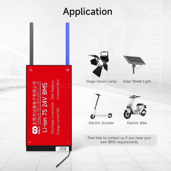 DALY 24V BMS li-ion 7S 20A with Balance Wire and Temperature Sensor for Rated 3.7V Lithium Battery Power Bank Short Circuit Protection at best price online in islamabad rawalpindi lahore peshawar faisalabad karachi hyderabad quetta wah taxila Pakistan