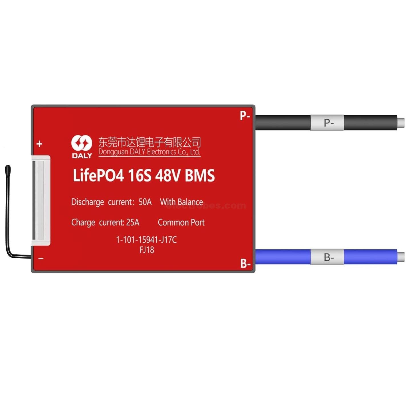 16S 48V 50A LifePo4 Lithium Battery Balanced BMS In Pakistan