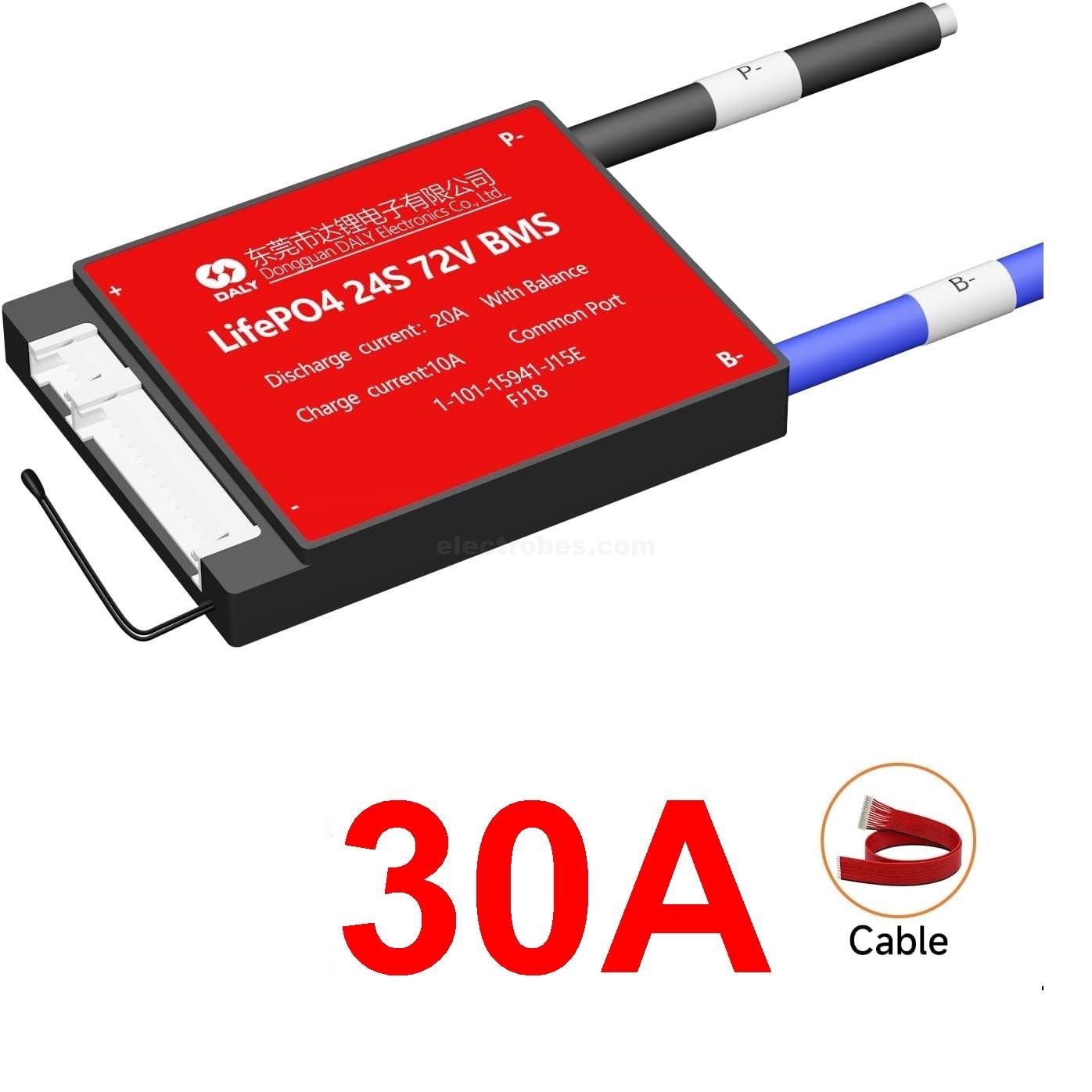DALY BMS 24S 72V 30A LifePO4 PCB Protection Board with Balance Wire and Temperature Sensor for LiFePO4 16 Cells 48V Lithium Battery Pack at best price online in islamabad rawalpindi lahore peshawar faisalabad karachi hyderabad quetta wah taxila Pakistan