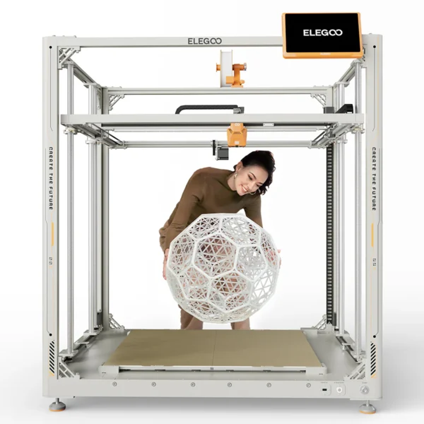 Elegoo Orange Storm Giga FDM 3d printer biggest size 1000mmx1000mm giga size 1 meter industrial FDM 3d printer at best price online in islamabad rawalpindi lahore peshawar faisalabad karachi hyderabad quetta wah taxila Pakistan