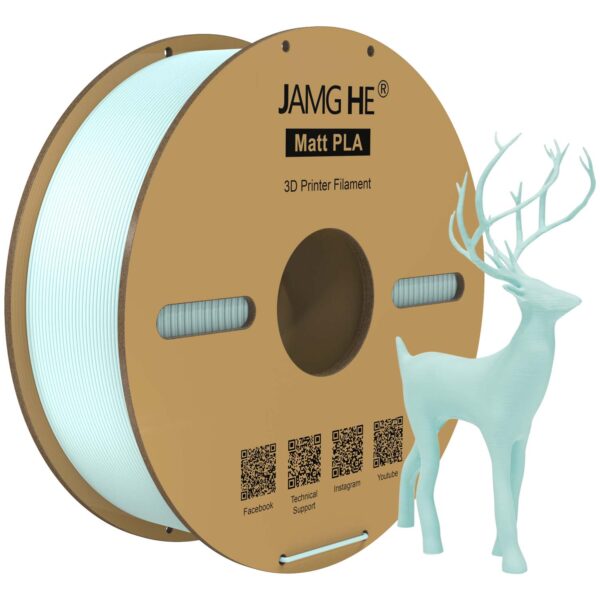 JAMG HE Matt PLA+ 1.75mm 3D Printer Filament 1kgRoll at best price online in islamabad rawalpindi lahore peshawar faisalabad karachi hyderabad quetta wah taxila Pakistan