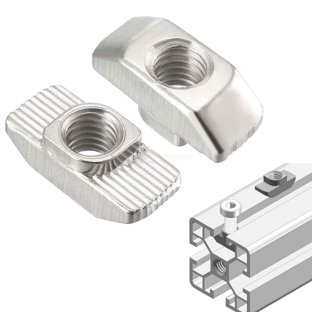 T Slot Nut M3, M4, M5, M6 Thread 4040 4080 aluminium profile nickel plated for 3d printer CNC machine parts at best price online in islamabad rawalpindi lahore karachi multan sukkur skardu peshawar taxila wah gujranwala faisalabad hyderabad quetta pakistan