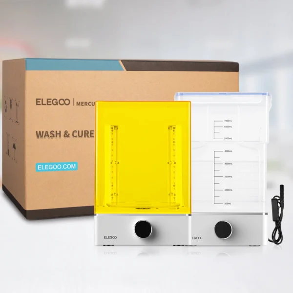 ELEGOO Mercury XS Bundle with Separate Wash and Cure Station for Large Resin 3D Printed Models, Compatible with Saturn and Mars LCD 3D Printers, with a Handheld UV Lamp at best price online in islamabad rawalpindi lahore peshawar faisalabad karachi hyderabad quetta wah taxila Pakistan