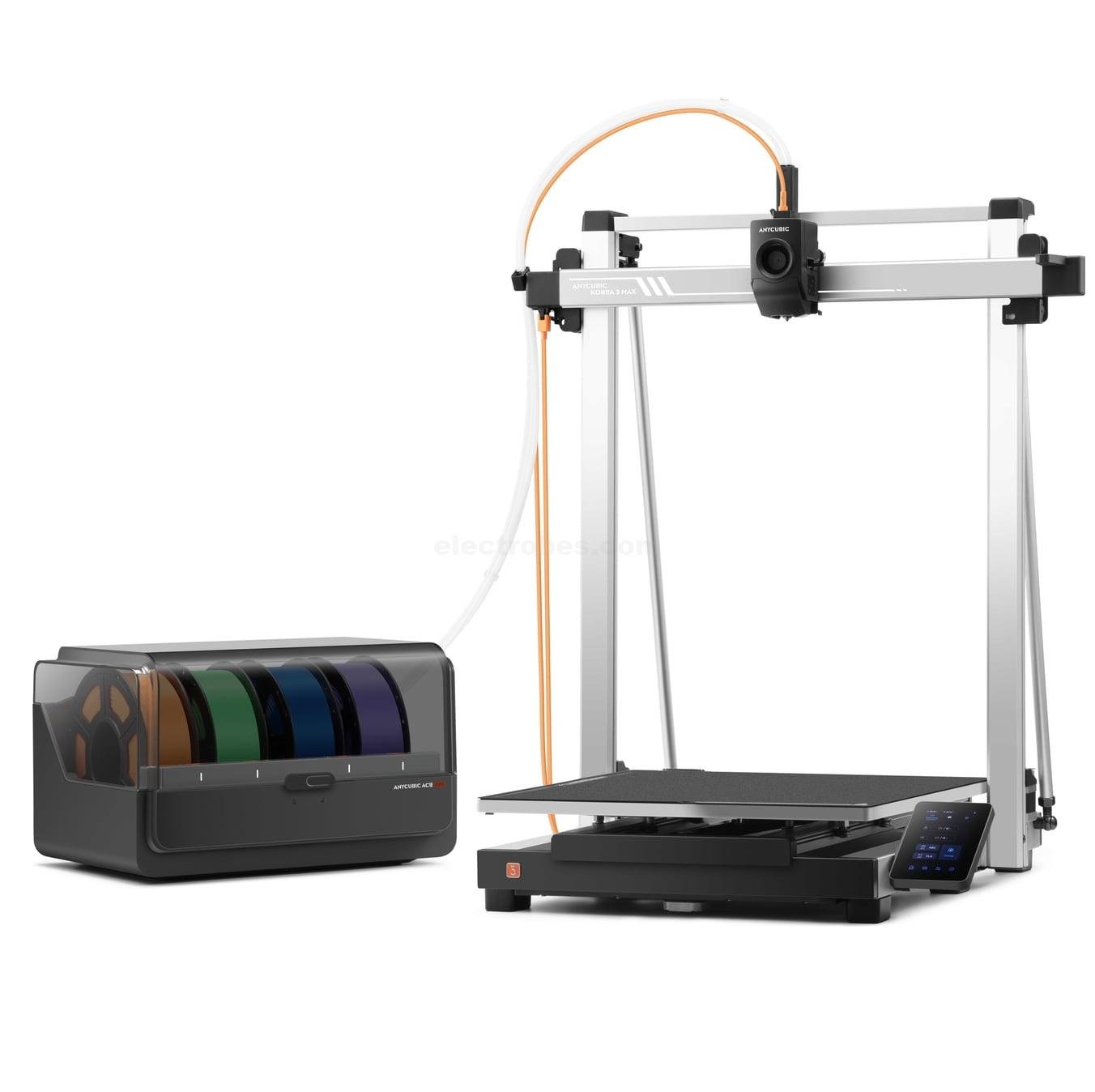 Anycubic Kobra 3 Combo 3D Printer, Multi-Color 3D Printer 4 Colors, Max 600mms Print Speed with ACE Pro Sealed Storage Keep Filament Dry, Print Smooth Ideal for All Skill Levels at best price online in islamabad rawalpindi lahore peshawar faisalabad karachi hyderabad quetta wah taxila Pakistan