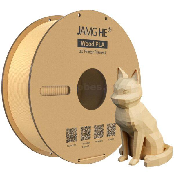 Jamg he wood pla 3d printer filament in wooden colour 1.75 mm diameter for FDM 3d printer at best price online in islamabad rawalpindi lahore peshawar faisalabad karachi hyderabad quetta wah taxila Pakistan