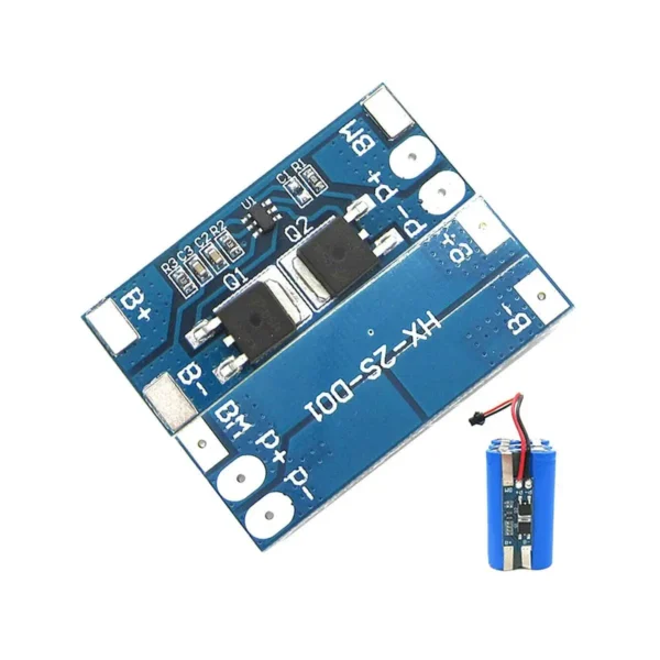 2S 8A 7.4V Cell 18650 Li-ion Lithium Battery Charging BMS PCB Board with Protection Charger Module - Image 4