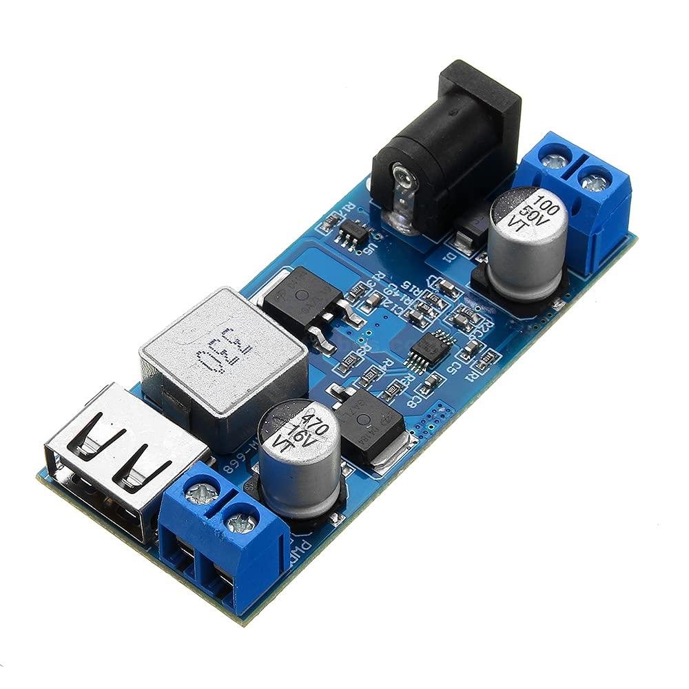DC-DC 24V/12V To 5V 5A Step Down Power Supply Buck Converter Adjustable USB Step-down Charging Module For Arduino, ESP32, Raspberry pi at best price online in islamabad rawalpindi lahore peshawar faisalabad karachi hyderabad quetta wah taxila Pakistan