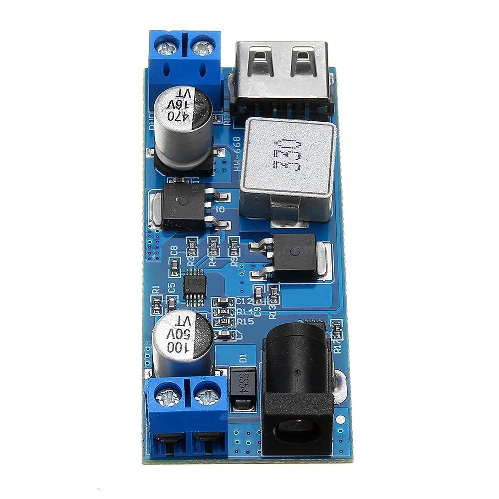 DC-DC 24V/12V To 5V 5A Step Down Power Supply Buck Converter Adjustable USB Step-down Charging Module For Arduino, ESP32, Raspberry pi at best price online in islamabad rawalpindi lahore peshawar faisalabad karachi hyderabad quetta wah taxila Pakistan