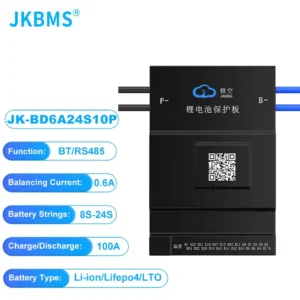 JKBMS Smart BMS 8S-24S 100A 0.6A Active Balance Build-in Bluetooth with RS485 PCB Battery Protection Board Li-ion LiFePO4 LTO Lithium Battery Pack (JK-BD6A24S10P) at best price online in islamabad rawalpindi lahore peshawar faisalabad karachi hyderabad quetta wah taxila Pakistan