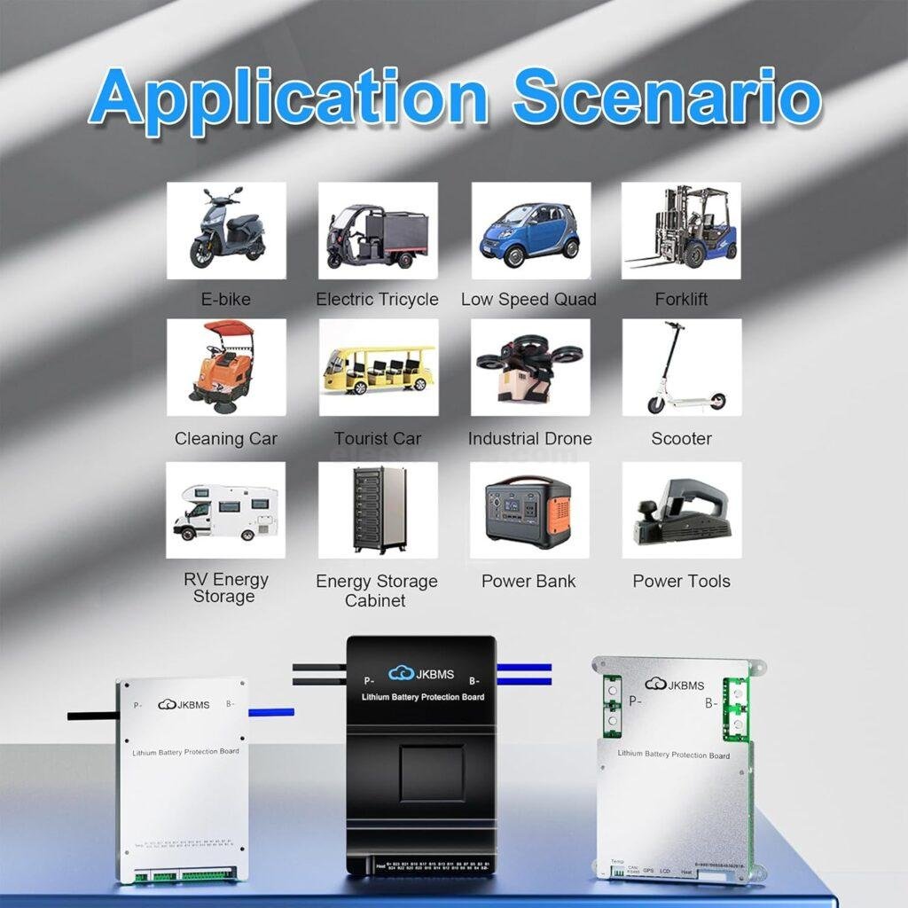 JKBMS Smart BMS 8S-24S 100A Battery Balanced BMS in Pakistan