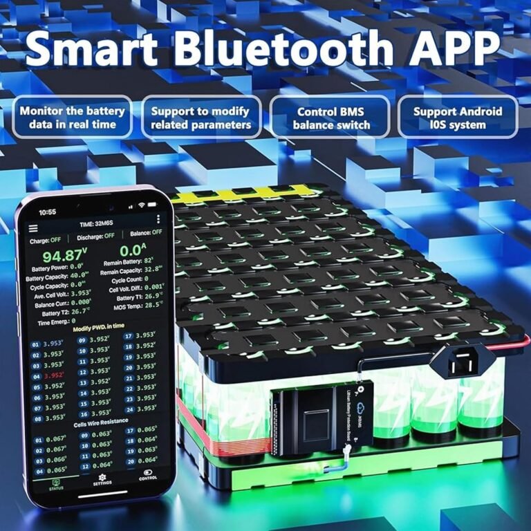 Batería De Iones De Litio JK 0.6A Active Balance Bms 8S-20S 100A Smart