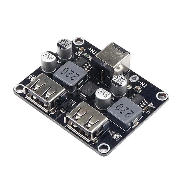 XFW-KC42-2 2-way USB DC-DC Step Down Fast Charging Module at best price online in islamabad rawalpindi lahore peshawar faisalabad karachi hyderabad quetta wah taxila Pakistan