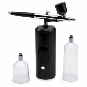 Buy Airbrush Compressor USB Rechargeable Portable Hair Spray Gun with Digital Display online at best price and delivery in islamabad rawalpindi lahore peshawar faisalabad karachi hyderabad quetta wah taxila multan sialkot mardan Pakistan 
