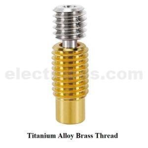 M6x26.5mm Titanium alloy Nozzle Throat for MK8 Extruder RepRap 1.75mm 3D Printer Hotend at best price online in islamabad rawalpindi lahore peshawar faisalabad karachi hyderabad quetta wah taxila Pakistan