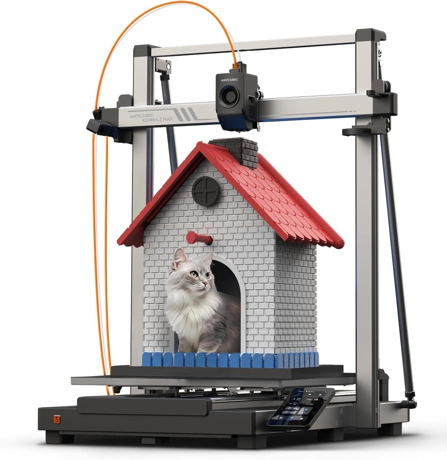 Anycubic Kobra 3 Max Combo with ACE PRO Multi Color 3D Printer at best price online in islamabad rawalpindi lahore peshawar faisalabad karachi hyderabad quetta wah taxila Pakistan