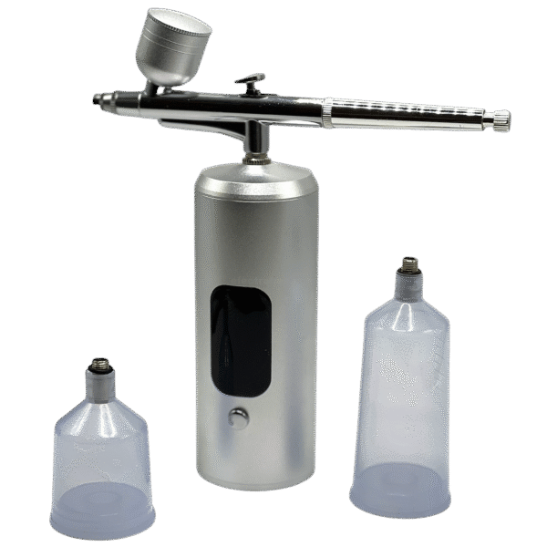 Airbrush Compressor USB Rechargeable Portable Hair Spray Gun with Digital Display at best price online in islamabad rawalpindi lahore peshawar faisalabad karachi hyderabad quetta wah taxila Pakistan