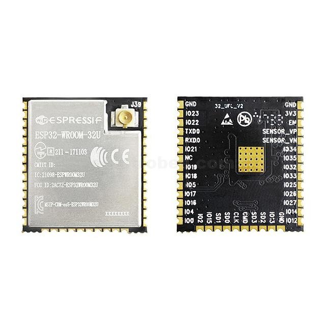 ESP32-WROOM-32U 4MB Flash ESP32 Dual-core WiFi Bluetooth-compatible Wireless Wi-Fi MCU Module IOT ESP-32 WROOM 32U at best price online in islamabad rawalpindi lahore peshawar faisalabad karachi hyderabad quetta wah taxila Pakistan