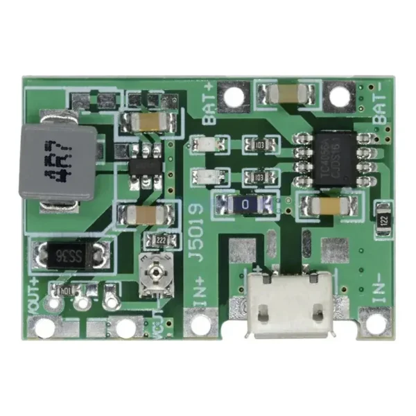J5019 3.7V 9V 5V 2A Adjustable Step Up boost 18650 Lithium Battery Charging Discharge Integrated circuit board at best price online in islamabad rawalpindi lahore peshawar faisalabad karachi hyderabad quetta wah taxila Pakistan