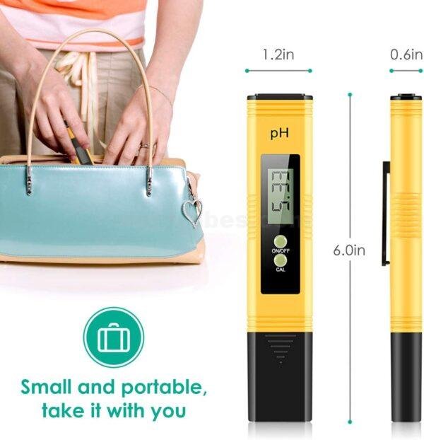 Digital PH Meter, Digital PH Tester 0.01 High Accuracy PH Meter for water, 0-14 PH value Measurement Range for Drinking Water, Pool and Aquarium water quality check at best price online in islamabad rawalpindi lahore peshawar faisalabad karachi hyderabad quetta wah taxila Pakistan