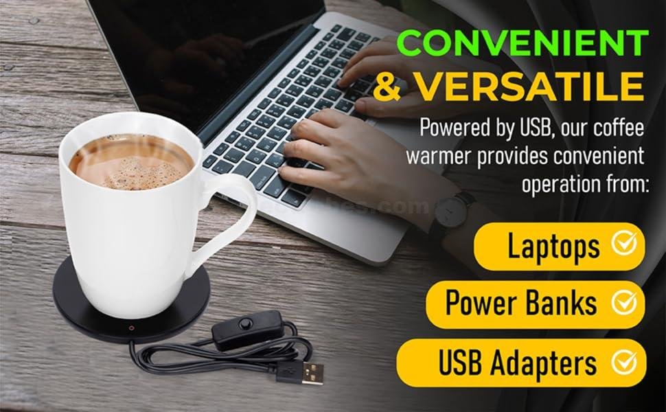 USB-Mug-Warmer-Electric-Heat-Plate-for-Coffee-Cups-Tea-and-Smart-Mugs-Heated-Mug-Warmer-for-Desk-with-USB-Heating-Coffee-Cup-Warmer-and-Drink-Warmer-Coaster at best price online in islamabad rawalpindi lahore peshawar faisalabad karachi hyderabad quetta wah taxila Pakistan