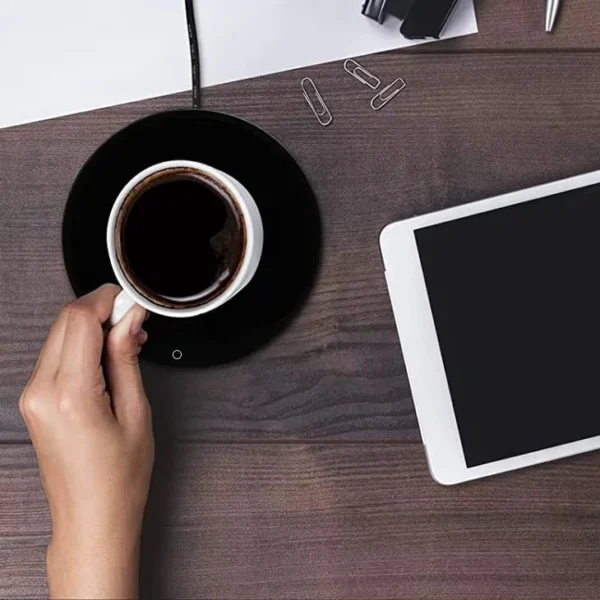 USB-Mug-Warmer-Electric-Heat-Plate-for-Coffee-Cups-Tea-and-Smart-Mugs-Heated-Mug-Warmer-for-Desk-with-USB-Heating-Coffee-Cup-Warmer-and-Drink-Warmer-Coaster at best price online in islamabad rawalpindi lahore peshawar faisalabad karachi hyderabad quetta wah taxila Pakistan
