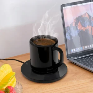 USB Mug Warmer - Electric Heat Plate for Coffee Cups, Tea, and Smart Mugs - Heated Mug Warmer for Desk with USB Heating Technology - Coffee Cup Warmer and Drink Warmer Coaster