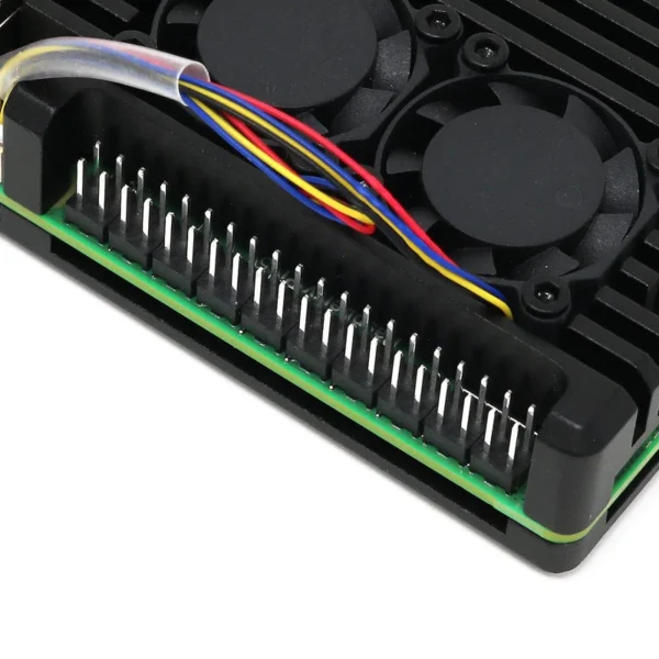 Buy Aluminum Alloy Armor Case for Raspberry Pi 5 Heatsink Cooler Case with Dual PWM Cooling Fan for Raspberry Pi 5 8GB/4GB online at best price and delivery in islamabad rawalpindi lahore peshawar faisalabad karachi hyderabad quetta wah taxila multan sialkot mardan Pakistan