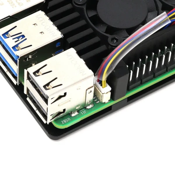 Buy Aluminum Alloy Armor Case for Raspberry Pi 5 Heatsink Cooler Case with Dual PWM Cooling Fan for Raspberry Pi 5 8GB/4GB online at best price and delivery in islamabad rawalpindi lahore peshawar faisalabad karachi hyderabad quetta wah taxila multan sialkot mardan Pakistan