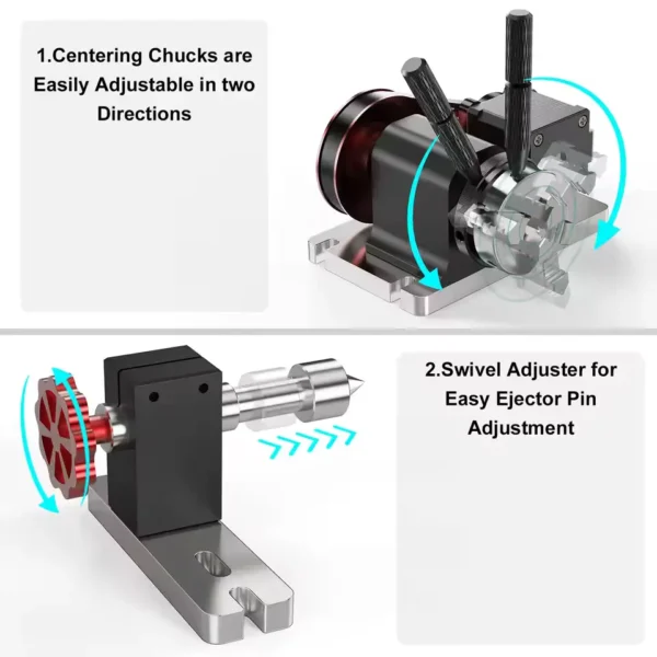 Buy Twotrees 4th Axis Rotary Module Kit for TTC450/ TTC 450 PRO CNC and Laser Engraving Machine Rotary Roller online at best price and delivery in islamabad rawalpindi lahore peshawar faisalabad karachi hyderabad quetta wah taxila multan sialkot mardan Pakistan