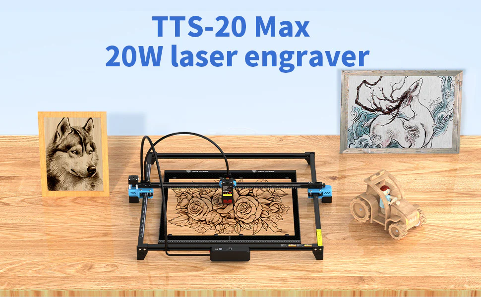 Buy Twotrees TTS-20 Max 20W Diode LASER Engraving Laser Marking Machine online at best price and delivery in islamabad rawalpindi lahore peshawar faisalabad karachi hyderabad quetta wah taxila multan sialkot mardan Pakistan 