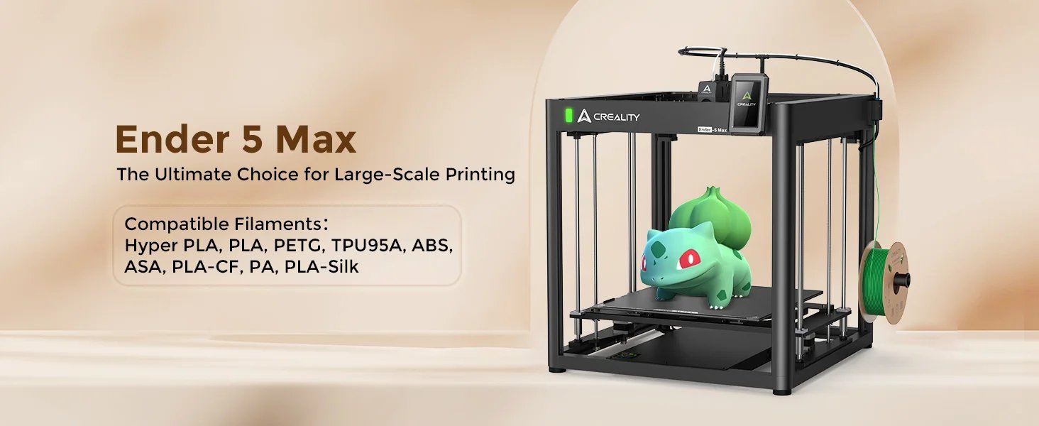 Buy Creality Ender-5 Max FDM 3D Printer, 400x400x400mm Large Build Volume online at best price and delivery in islamabad rawalpindi lahore peshawar faisalabad karachi hyderabad quetta wah taxila multan sialkot mardan Pakistan 