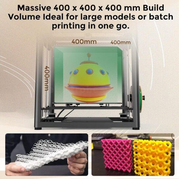 Buy Creality Ender-5 Max 3D Printer, 400x400x400mm Large Build Volume, 700mm/s High-Speed Printing, 36-Point Auto Leveling, LAN Multi-Device Control, Professional FDM 3D Printing online at best price and delivery in islamabad rawalpindi lahore peshawar faisalabad karachi hyderabad quetta wah taxila multan sialkot mardan Pakistan
