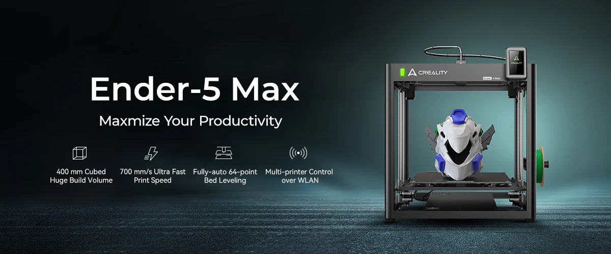 Buy Creality Ender-5 Max FDM 3D Printer, 400x400x400mm Large Build Volume online at best price and delivery in islamabad rawalpindi lahore peshawar faisalabad karachi hyderabad quetta wah taxila multan sialkot mardan Pakistan 