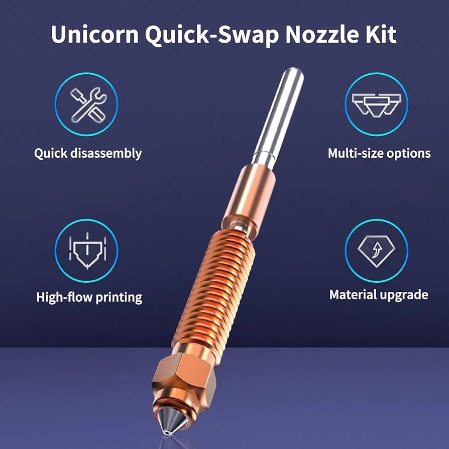 Buy Creality “Unicorn” Quick-Swap Nozzle online at best price and delivery in islamabad rawalpindi lahore peshawar faisalabad karachi hyderabad quetta wah taxila multan sialkot mardan Pakistan 
