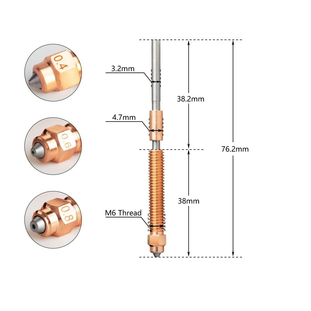 Buy Creality “Unicorn” Quick-Swap Nozzle online at best price and delivery in islamabad rawalpindi lahore peshawar faisalabad karachi hyderabad quetta wah taxila multan sialkot mardan Pakistan 