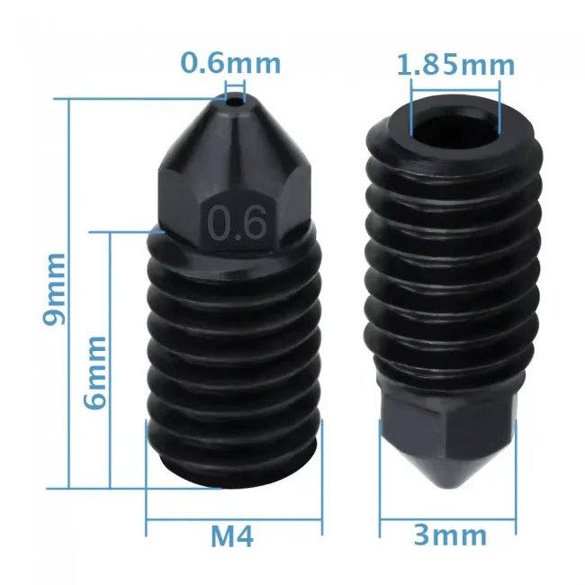 Buy 0.6mm Bambulab Hardened Steel Nozzle for X1C, P1S Filament for 3D Printer online at best price and delivery in islamabad rawalpindi lahore peshawar faisalabad karachi hyderabad quetta wah taxila multan sialkot mardan Pakistan