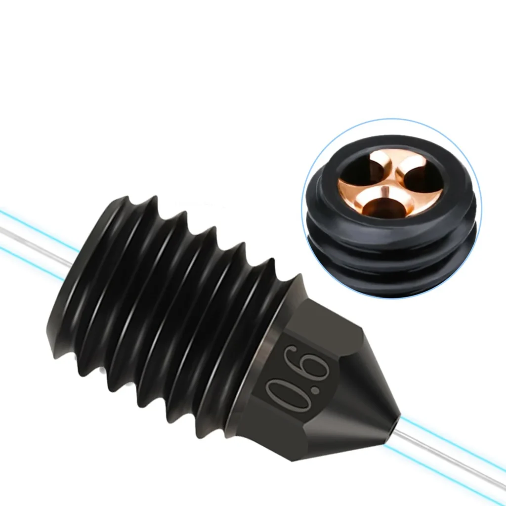 Buy 0.6mm CHT Hardened Steel Nozzle for X1C, P1S Filament for 3D Printer online at best price and delivery in islamabad rawalpindi lahore peshawar faisalabad karachi hyderabad quetta wah taxila multan sialkot mardan Pakistan 