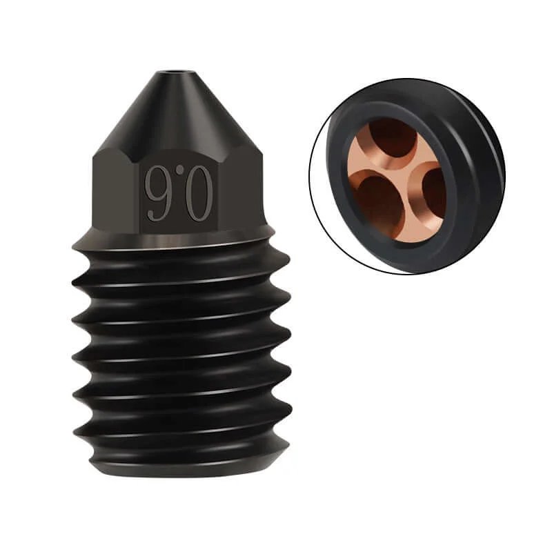 Buy 0.6mm CHT Hardened Steel Nozzle for X1C, P1S Filament for 3D Printer online at best price and delivery in islamabad rawalpindi lahore peshawar faisalabad karachi hyderabad quetta wah taxila multan sialkot mardan Pakistan 
