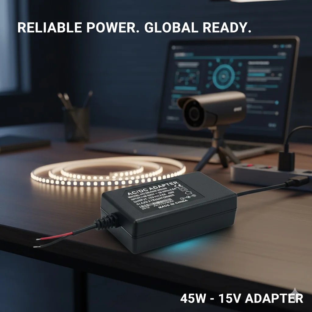 Buy 15V 3A SMPS Power Adapter Charger DC Power Supply online at best price and delivery in islamabad rawalpindi lahore peshawar faisalabad karachi hyderabad quetta wah taxila multan sialkot mardan Pakistan