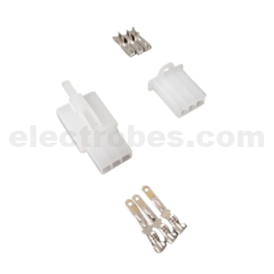 Buy Electrical Connector 3 Pin Wire Harness Motorcycle Sensor Male and Female Connector online at best price and delivery in islamabad rawalpindi lahore peshawar faisalabad karachi hyderabad quetta wah taxila multan sialkot mardan Pakistan