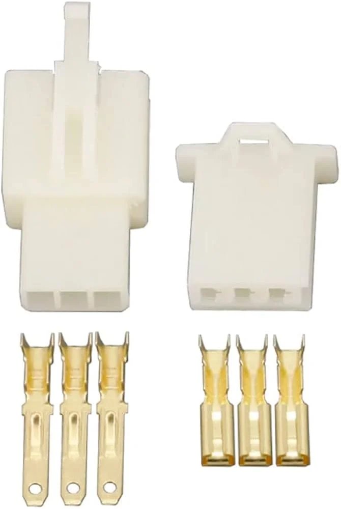 Buy electrical connector 3 Pin Wire Harness Motorcycle Sensor male & female Connector online at best price and delivery in islamabad rawalpindi lahore peshawar faisalabad karachi hyderabad quetta wah taxila multan sialkot mardan Pakistan