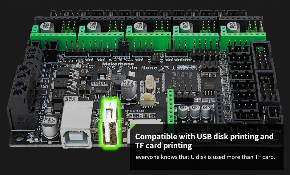 Buy MKS Robin nano V3.1 32Bit Control Board 3D Printer online at best price and delivery in islamabad rawalpindi lahore peshawar faisalabad karachi hyderabad quetta wah taxila multan sialkot mardan Pakistan 