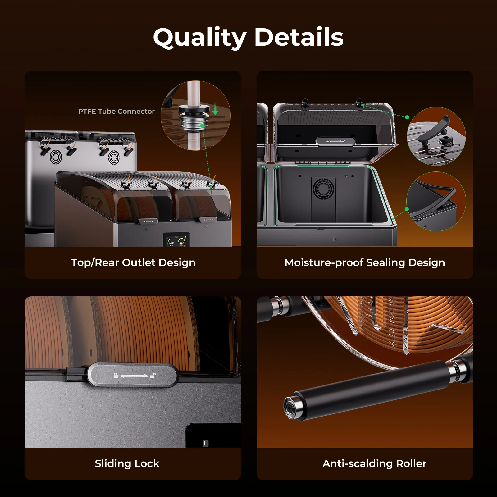 Buy Creality Space PI X4 Filament Dryer Plus Dual 3D Printer Filament Dehydrator Storage Box online at best price and delivery in islamabad rawalpindi lahore peshawar faisalabad karachi hyderabad quetta wah taxila multan sialkot mardan Pakistan