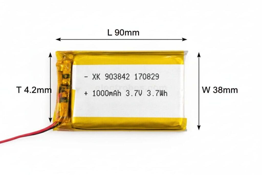 Buy 1000mAh 3.7V 1S Rechargeable lithium-ion battery li ion Lithium Polymer li-ion Lipo battery online at best price and delivery in islamabad rawalpindi lahore peshawar faisalabad karachi hyderabad quetta wah taxila multan sialkot mardan Pakistan 