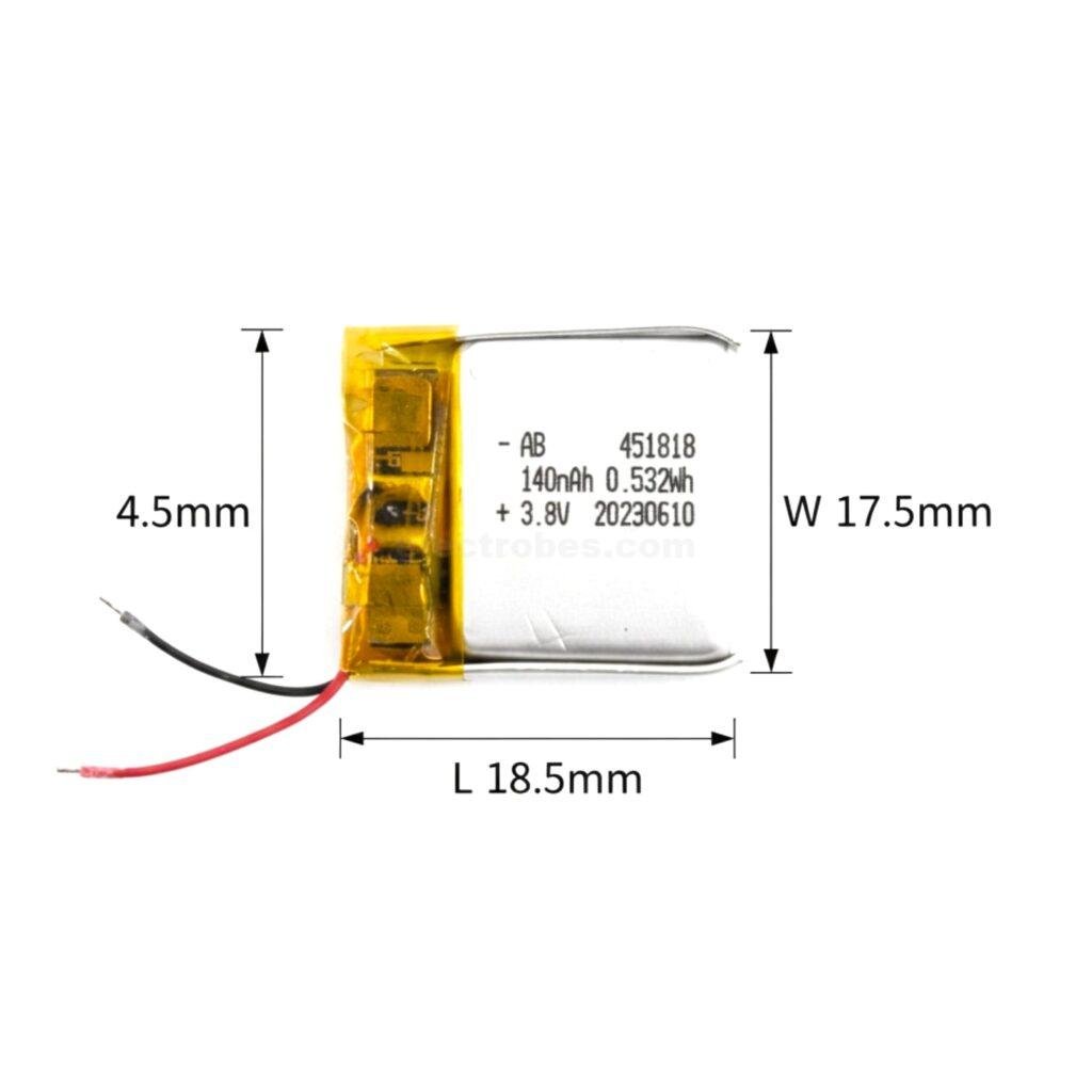 Buy 140mAh 3.7V 1S Rechargeable Lithium-ion Battery li ion Lithium li-ion Battery online at best price and delivery in islamabad rawalpindi lahore peshawar faisalabad karachi hyderabad quetta wah taxila multan sialkot mardan Pakistan 