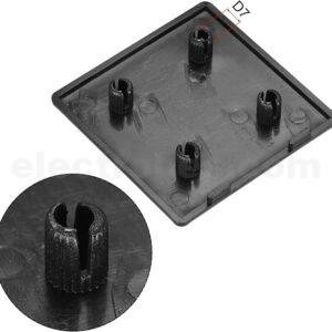 Buy ABS Plastic End Cap Cover for Aluminum Extrusion Profile 4040 Dual Slot of 20mm online at best price and delivery in islamabad rawalpindi lahore peshawar faisalabad karachi hyderabad quetta wah taxila multan sialkot mardan Pakistan 