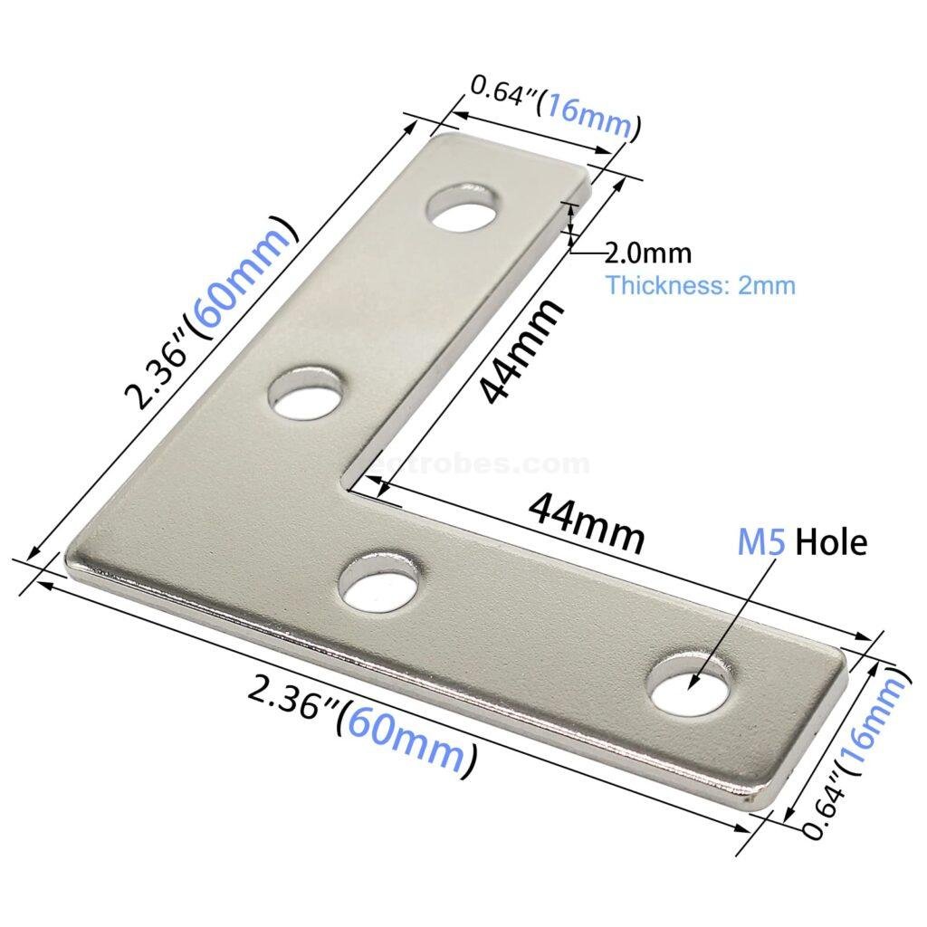 Buy L-SHAPED 2020 profile BRACKET MOUNT online at best price and delivery in islamabad rawalpindi lahore peshawar faisalabad karachi hyderabad quetta wah taxila multan sialkot mardan Pakistan 