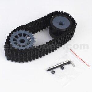 Buy Tracked Track Crawler Wheel for Robotic Tank Chassis Smart Robot Toy online at best price and delivery in islamabad rawalpindi lahore peshawar faisalabad karachi hyderabad quetta wah taxila multan sialkot mardan Pakistan 