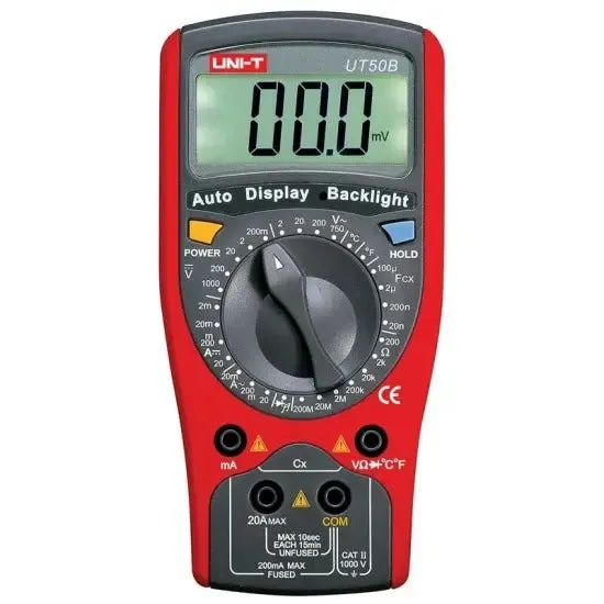 Buy UNI-T UT50B Portable DMM Digital Multimeters online at best price and delivery in islamabad rawalpindi lahore peshawar faisalabad karachi hyderabad quetta wah taxila multan sialkot mardan Pakistan